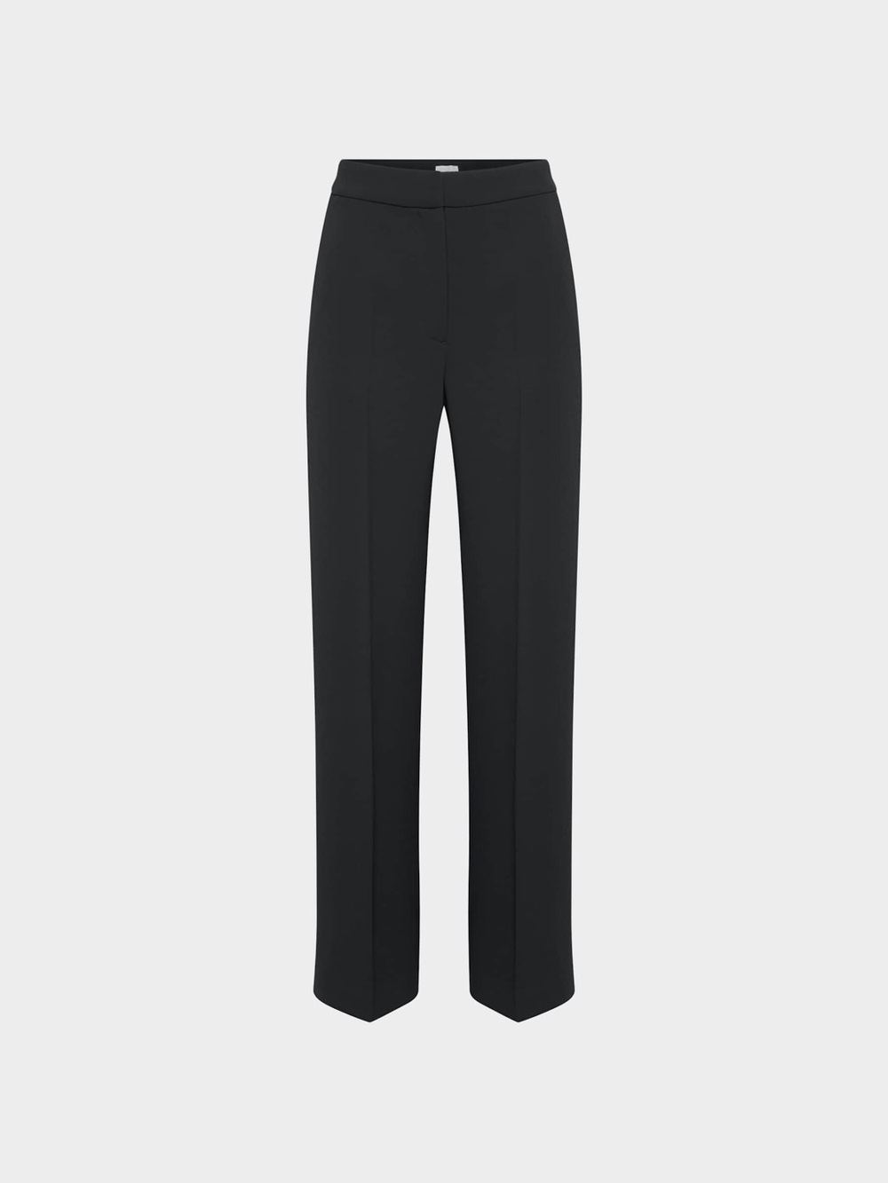 Aritzia The Limitless Pant Crepette Classic Fit Trouser Elastic Back Waist Black